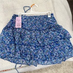 Blue target skirt